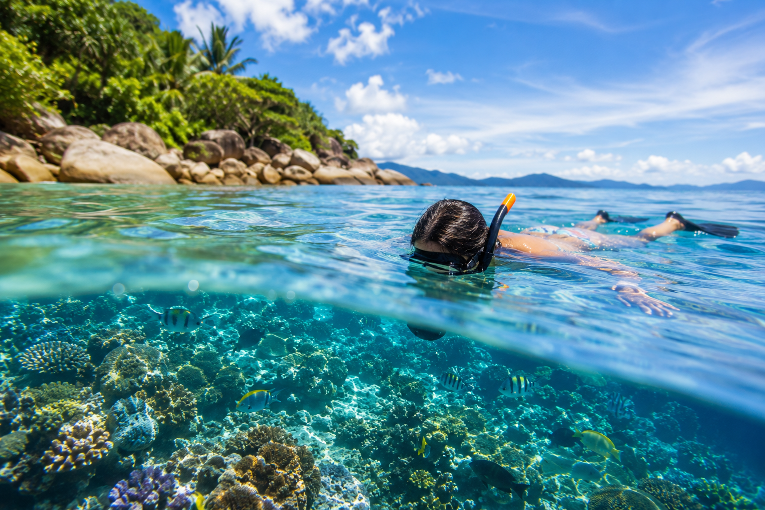 snorkeling cote bleue